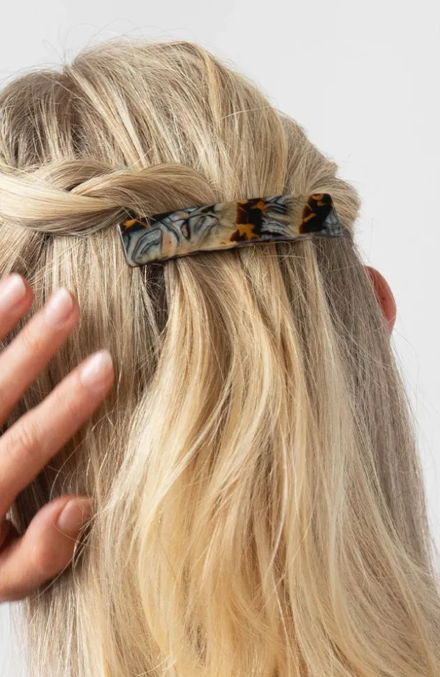 Classic Rectangle Barrette - French Classic