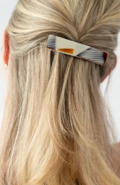 Classic Rectangle Barrette - French Classic