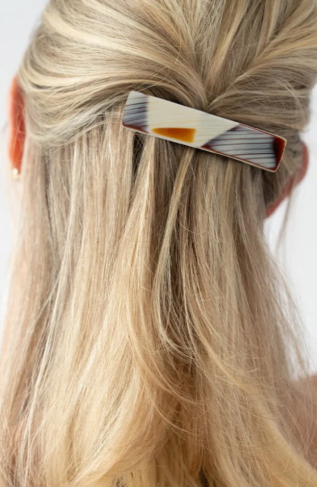 Classic Rectangle Barrette - French Classic