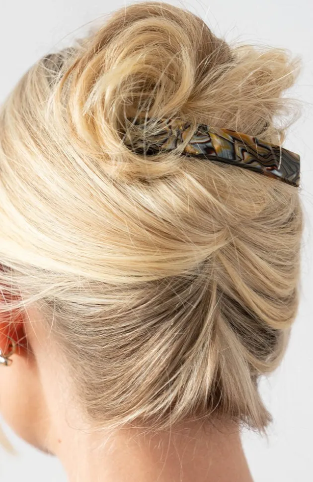 Classic Rectangle Barrette - French Classic