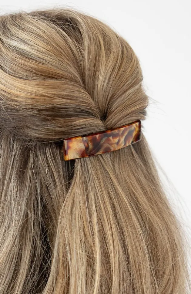 Classic Rectangle Barrette - French Classic