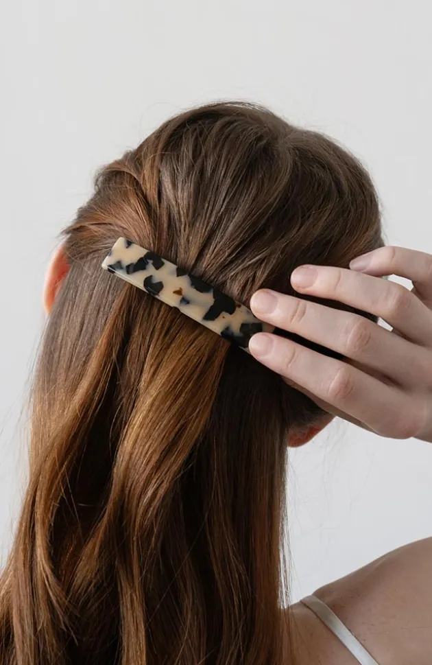 Classic Rectangle Barrette - French Classic