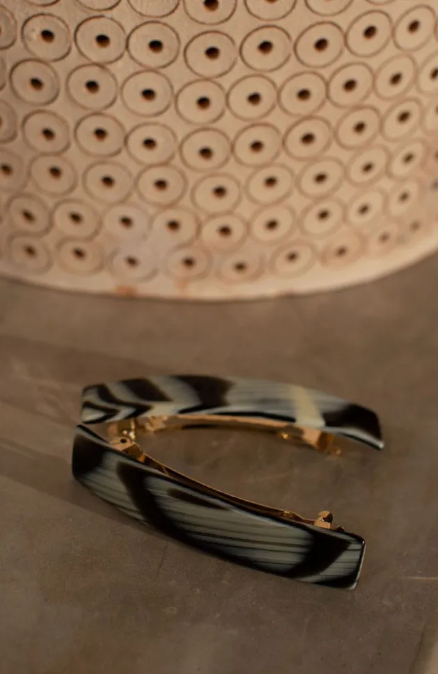 Classic Rectangle Barrette - French Classic