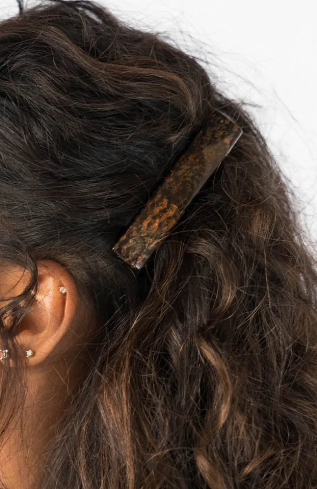 Classic Rectangle Barrette - French Classic