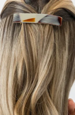 Classic Rectangle Barrette - French Classic