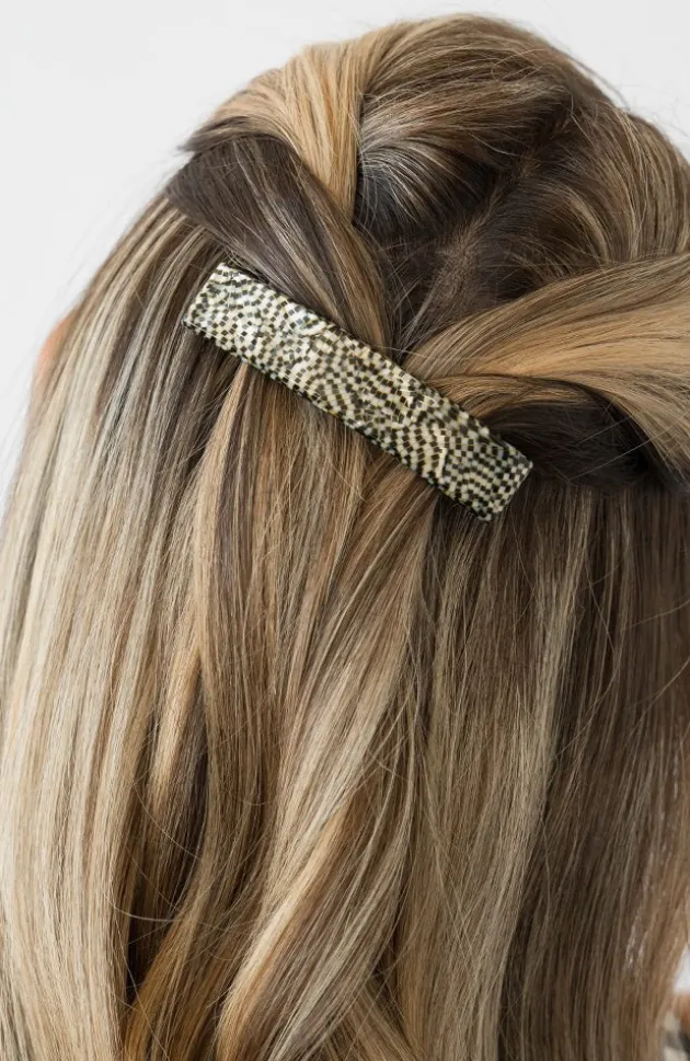 Classic Rectangle Barrette - French Classic