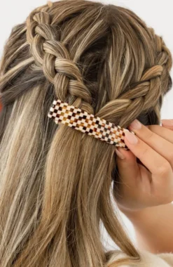 Classic Rectangle Barrette - French Classic