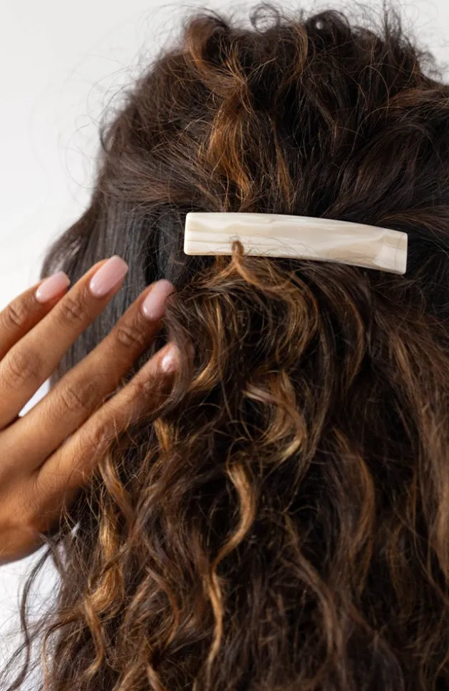 Classic Rectangle Barrette - French Classic