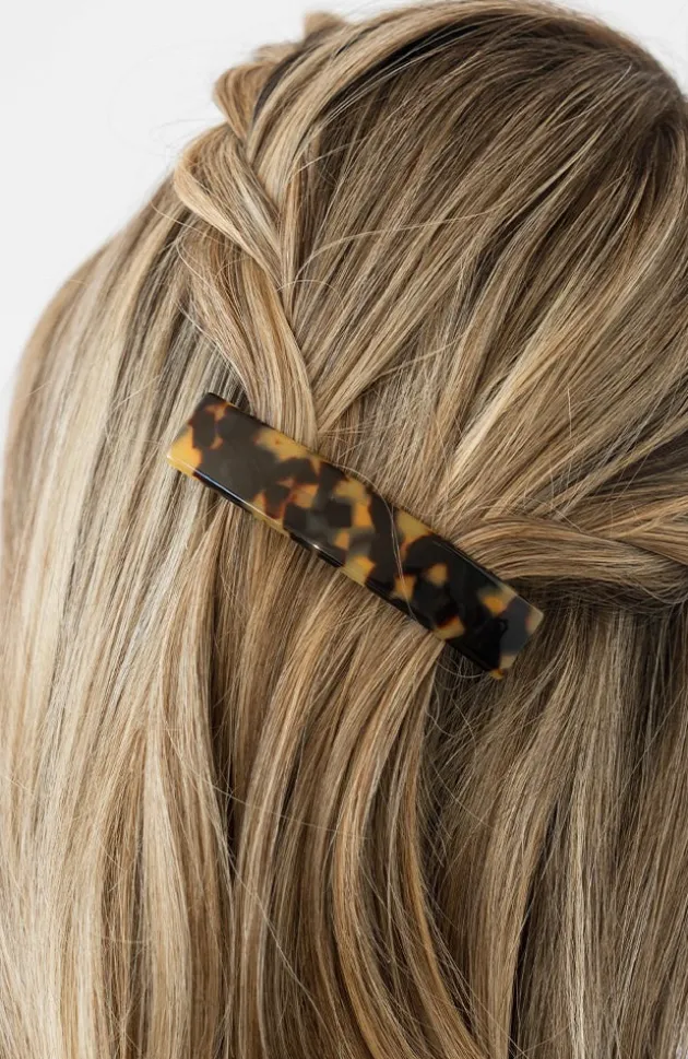 Classic Rectangle Barrette - French Classic