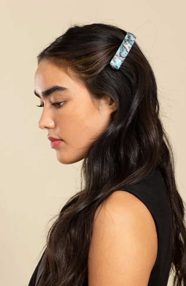 Classic Rectangle Barrette - French Classic