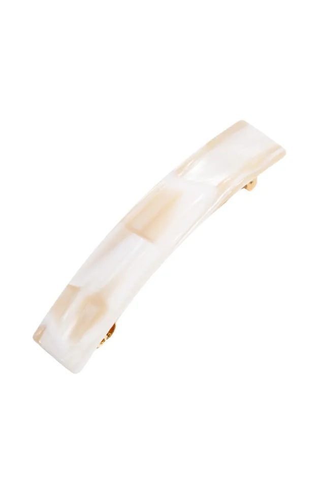 Classic Rectangle Barrette - French Classic