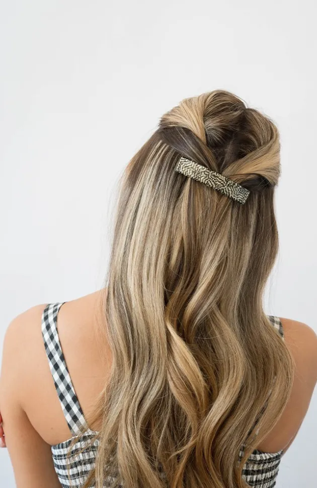 Classic Rectangle Barrette - French Classic