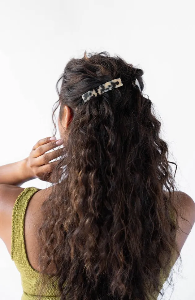 Classic Rectangle Barrette - French Classic