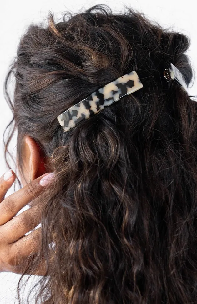 Classic Rectangle Barrette - French Classic
