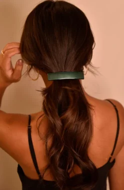 Classic Rectangle Barrette - Opale