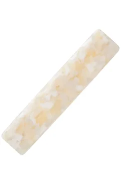 Classic Rectangle Barrette - Pavlova