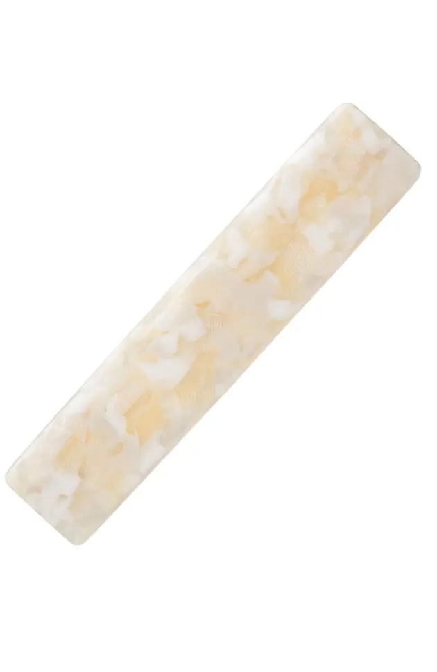 Classic Rectangle Barrette - Pavlova
