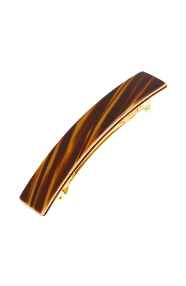 Classic Rectangle Barrette - Tiger