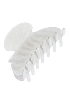 Couture Claw Clip - Metallic Zebra
