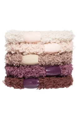 Cozy Pony, 5 Pack Soft Hair Ties