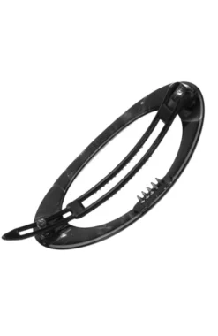 Cutout Oval Plastic Tige Boule Barrette - Classic