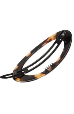 Cutout Oval Plastic Tige Boule Barrette - Classic