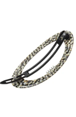 Cutout Oval Plastic Tige Boule Barrette - Classic