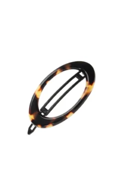 Cutout Oval Plastic Tige Boule Barrette - Classic