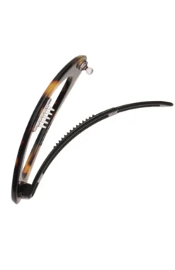 Cutout Oval Plastic Tige Boule Barrette - Classic