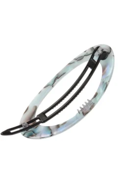 Cutout Oval Plastic Tige Boule Barrette - Classic