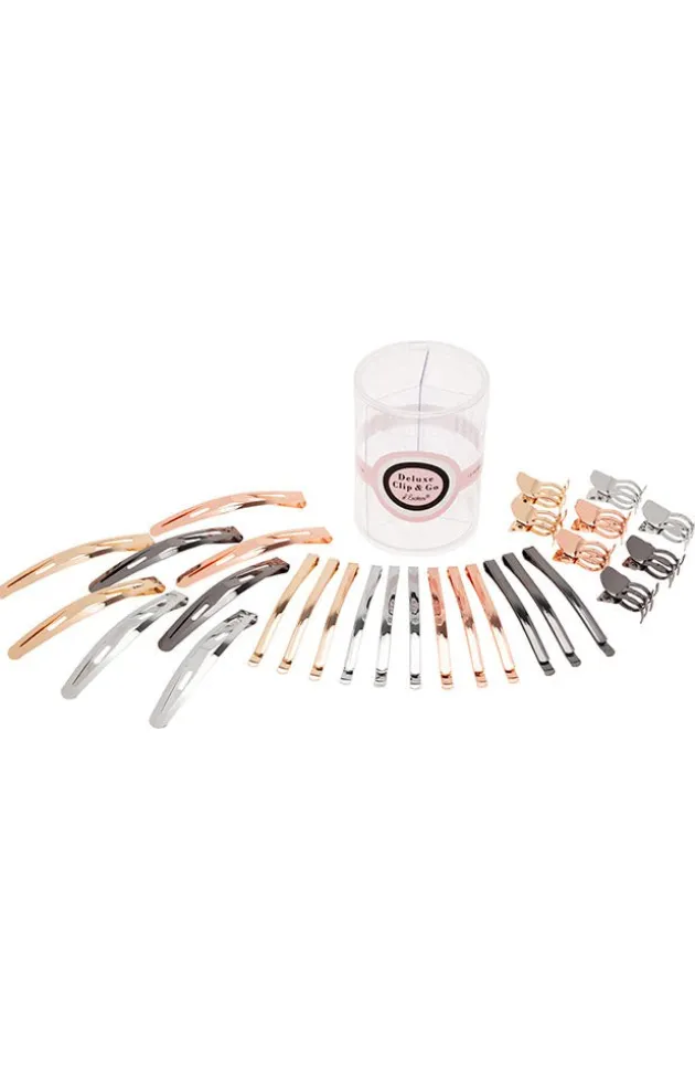 Deluxe Clip & Go Hair Clip Set