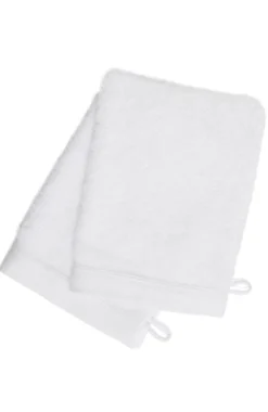 French-Style Bath Mitt 2-Pack - Solid