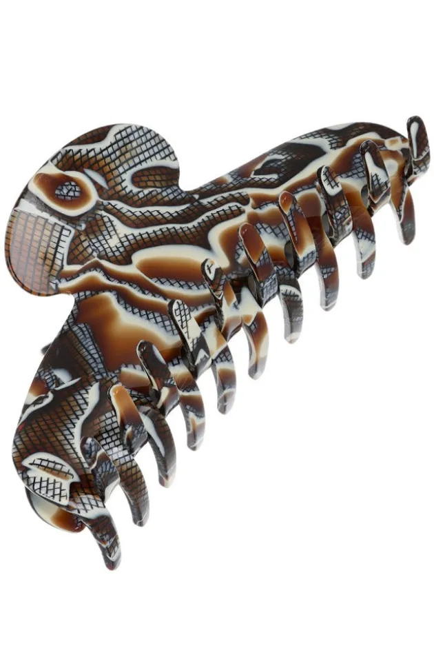 Jumbo Couture Claw Clip - Fudge