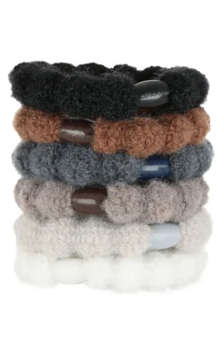 Knit Pony, 6 Pack Soft Hair Ties