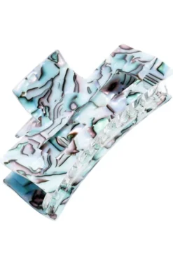 Large Cutout Rectangle Claw Clip - Classic