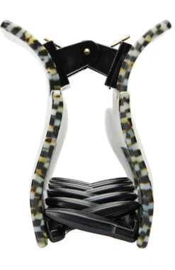 Large Cutout Rectangle Claw Clip - Classic