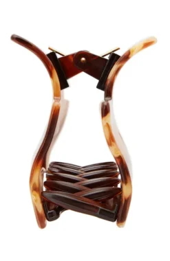 Large Cutout Rectangle Claw Clip - Classic