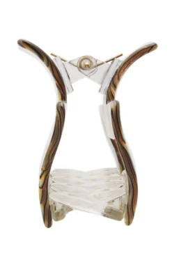 Large Cutout Rectangle Claw Clip - Classic