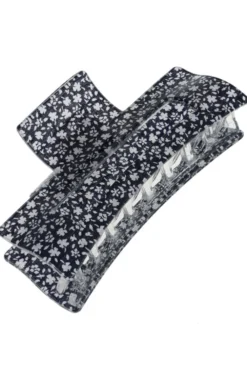 Large Cutout Rectangle Claw Clip - Kylie