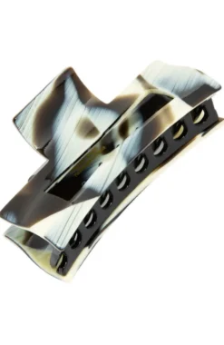 Large Cutout Rectangle Claw Clip - Classic