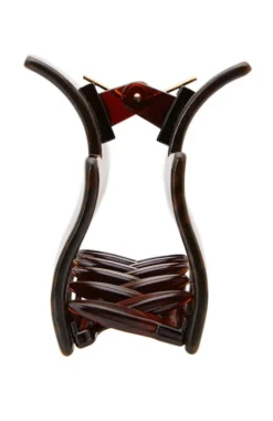 Large Cutout Rectangle Claw Clip - Classic