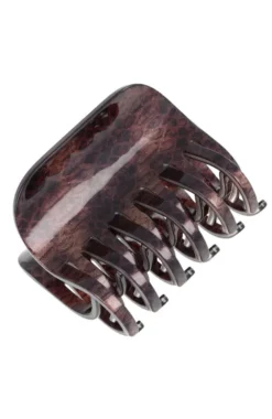 Large Double Tooth Claw Clip - Aztec