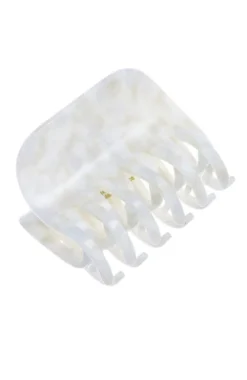 Large Double Tooth Claw Clip - Coconut Milk