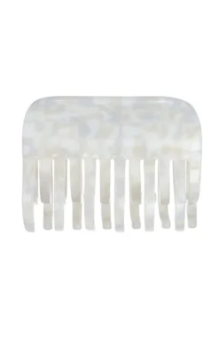 Large Double Tooth Claw Clip - Coconut Milk