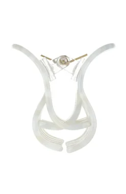 Large Double Tooth Claw Clip - Coconut Milk