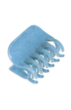 Large Double Tooth Claw Clip - Denim