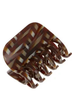 Large Double Tooth Claw Clip - Saddle