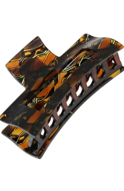 Large Rectangle Cutout Claw Clip - Crush