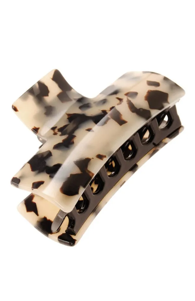 Large Solid Rectangle Claw Clip - Classic