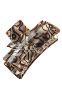 Large Solid Rectangle Claw Clip - Classic